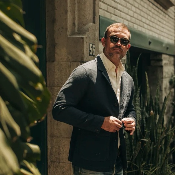 Taylor Stitch The Emerson Jacket Blazer In Navy  Double Cloth 40 M NEW Huckberry - Picture 4 of 14